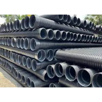 Plastic Black Hdpe Double Corrugated Pipe